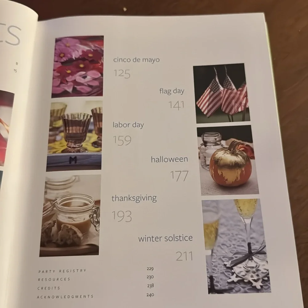 Party Basics for New Nesters!  Maria McBride Cookbook Entertaining House Warming